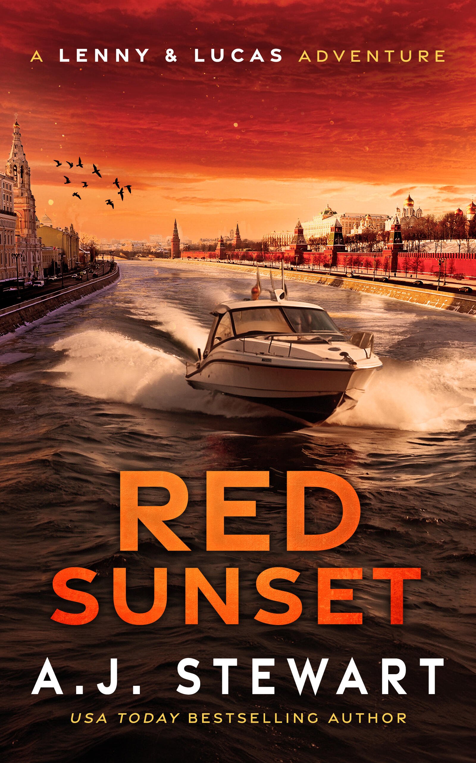 Red Sunset By A.J. Stewart