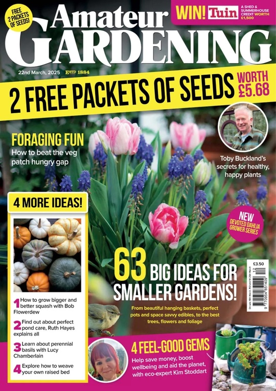 Amateur Gardening – 22 March 2025