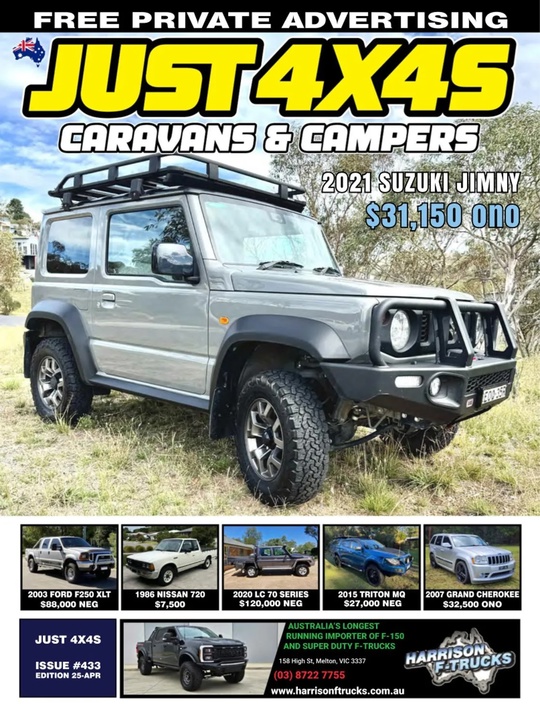 Just 4x4s, Caravans & Campers – Issue 433 2025