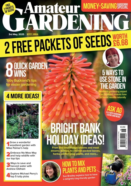 Amateur Gardening – 3 May 2025