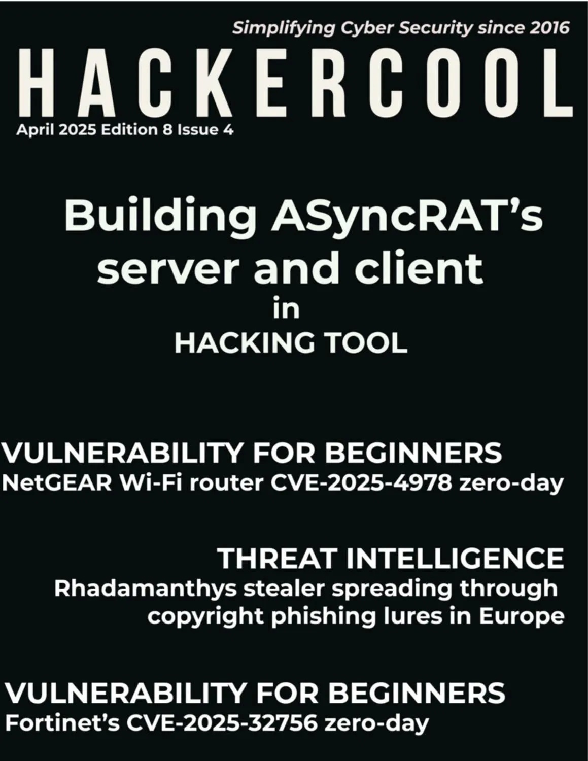 Hackercool - April 2025
