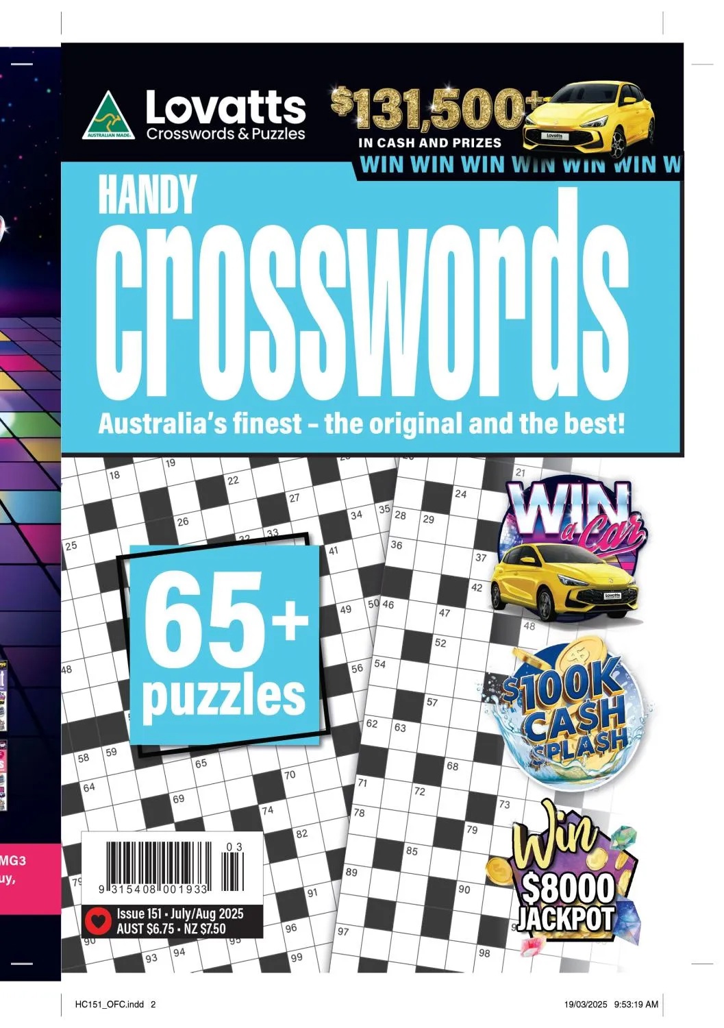 Lovatts Handy Crosswords - Issue 151 2025