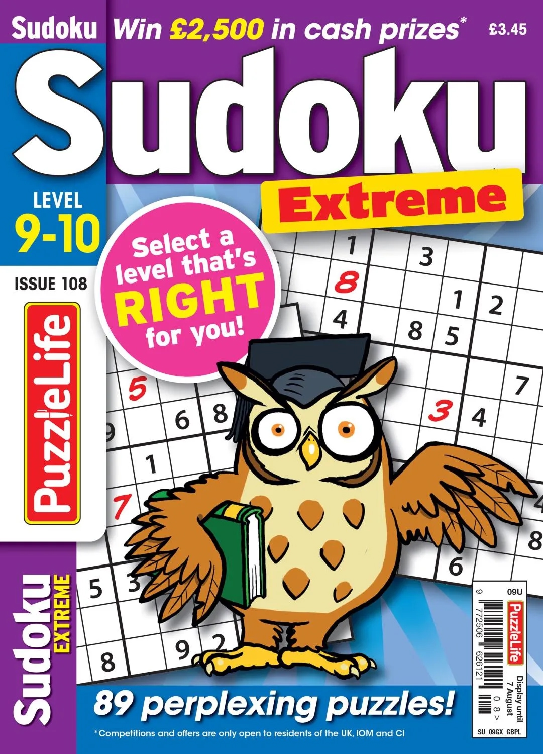 PuzzleLife Sudoku Extreme - July 2025